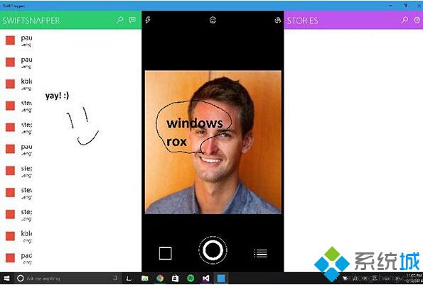 Win10《SnapChat》开源版正慢慢完善：可登录Snapchat服务器