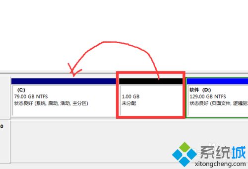 win7系统下磁盘上出现“未分配”与“可用空间”如何解决