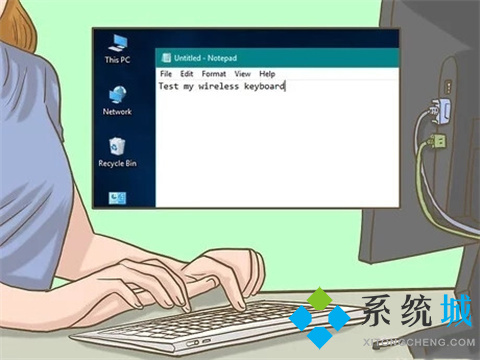 无线键盘怎么连电脑使用 电脑连接无线键盘使用的方法