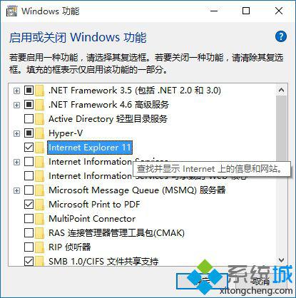 Windows10系统下怎样禁用IE浏览器