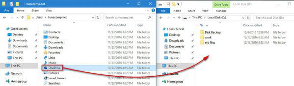 Windows10系统移动OneDrive文件夹位置的技巧