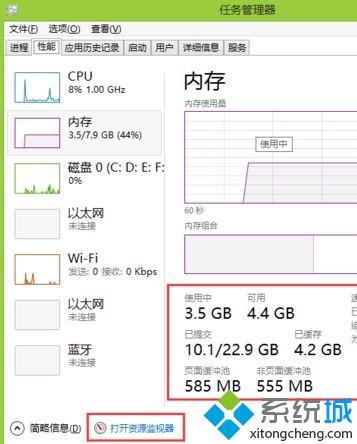 win10系统如何查看进程占用内存