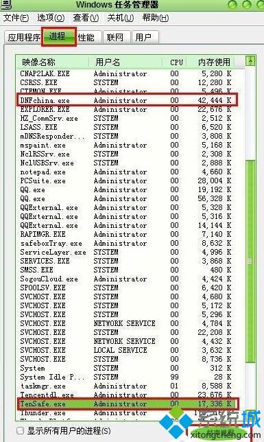 WindowsXP系统下DNF无法打开的解决方法