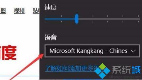 windows10系统调节edge浏览器朗读音量的方法