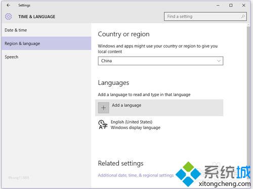 美版windows10系统设置中文语言的方法