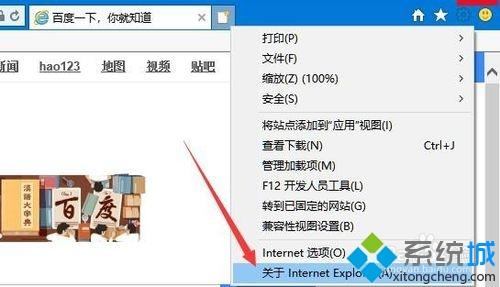 IE浏览器的版本号是多少？Win10系统查看ie浏览器版本号的方法