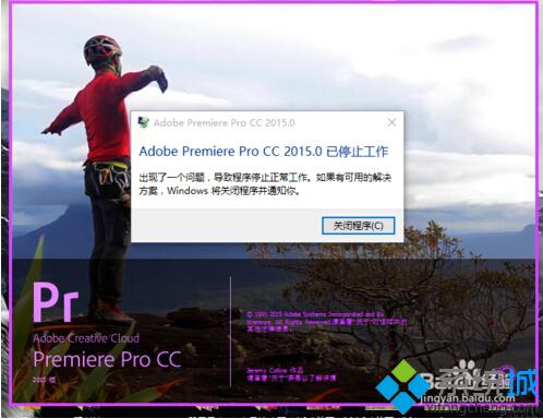 win10系统打开premiere时提示已停止工作怎么办