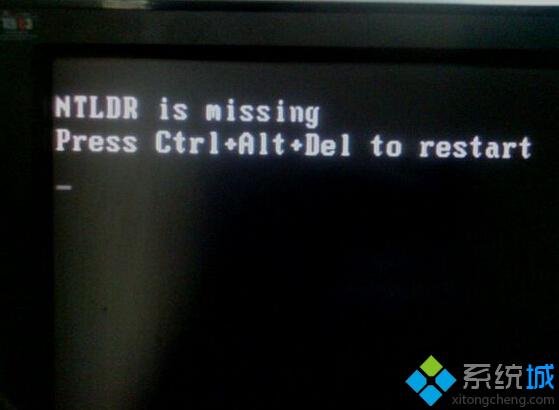 雨林木风xp纯净版系统下电脑屏幕出现NTLDR is missing的几个解决步骤