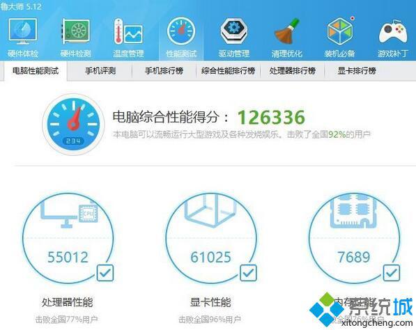 windows10系统下鲁大师显卡跑分变低如何解决