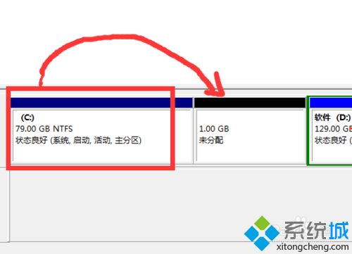 win7系统下磁盘上出现“未分配”与“可用空间”如何解决