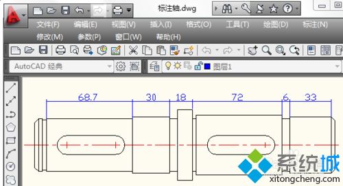 win10系统cad连续标注如何使用