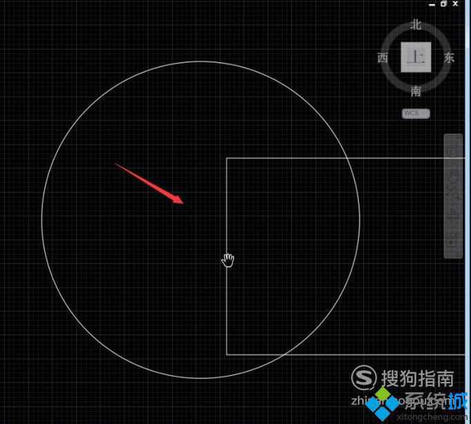 xp系统下怎样使用CAD实时平移按钮