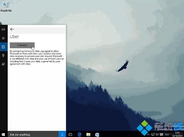 Win10小娜未来将整合优步 用户可让小娜安排打车出行