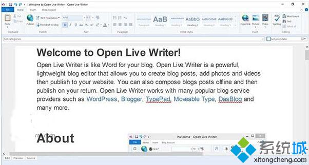 Win10 UWP版《Open Live Writer》上架商店，支持x86平台