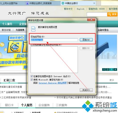 win7系统下IE11浏览器无法登陆农行如何解决