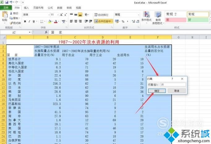 xp系统下使用excel2010分析处理水资源表的方法