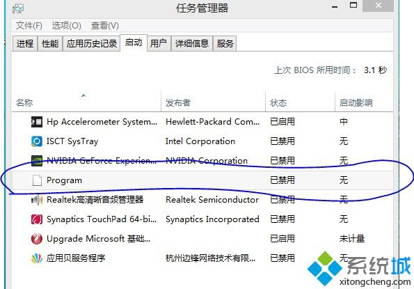 win10系统中多了一个Program启动项怎么办？解决方法