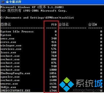 深度技术XP系统下查看进程pid的三种方法