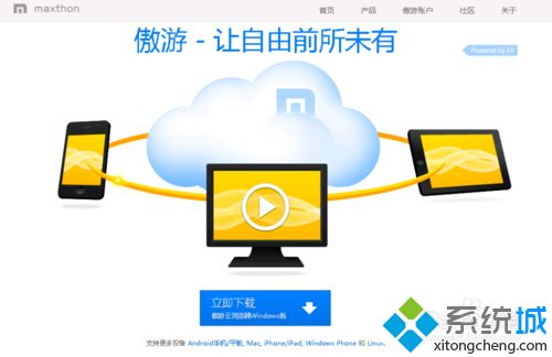 win7系统下傲游浏览器分屏显示的方法