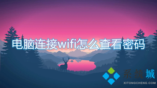 电脑连接wifi怎么查看密码 电脑上怎么查看wifi密码