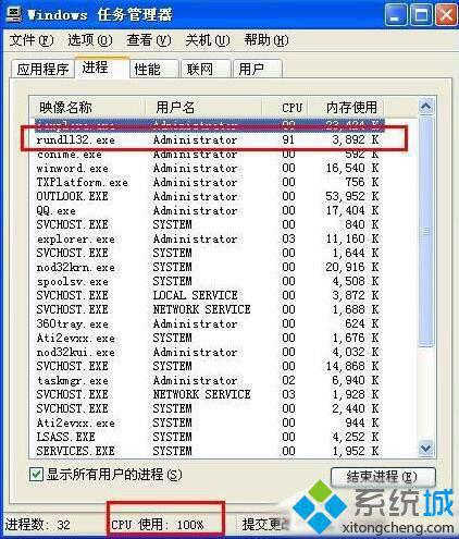 XP系统提示“Rundll32.exe应用程序错误”的解决方法