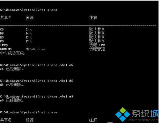 win10如何关闭默认共享_win10关闭默认共享的图文步骤