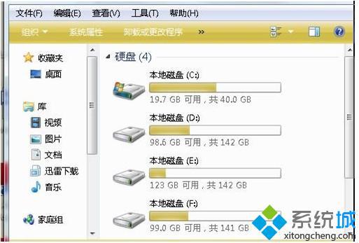 深度技术xp sp3系统无法读取硬盘分区的解决方法【图】