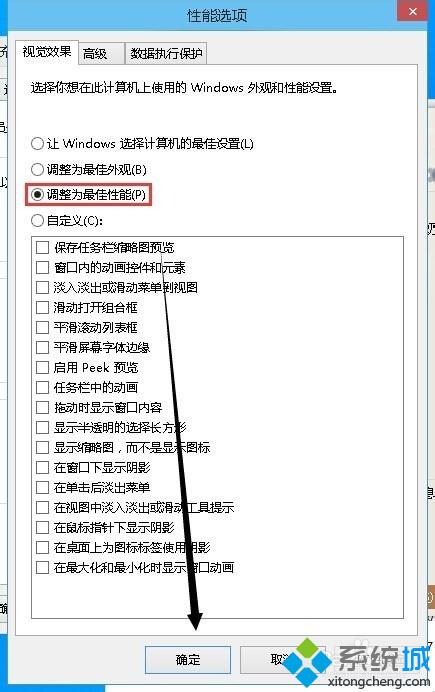 Win10系统如何取消视觉特效？Windows10取消视觉效果的方法