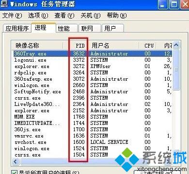 深度技术XP系统下查看进程pid的三种方法