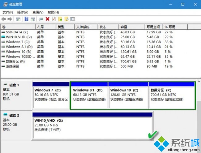 Win10系统下给虚拟磁盘(vhd/vhdx)扩容的方法