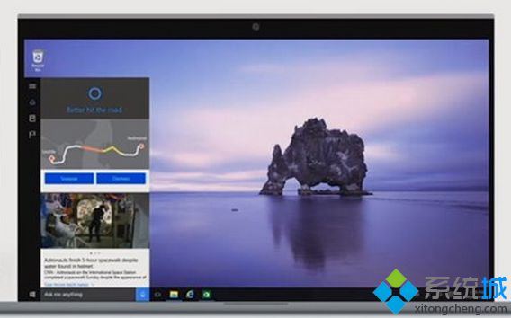 Win10桌面版和Win10手机版Cortana融合美景壁纸